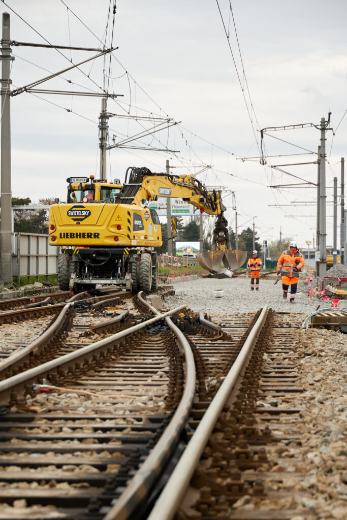Modernisierungsarbeiten der Wiener Lokalbahnen