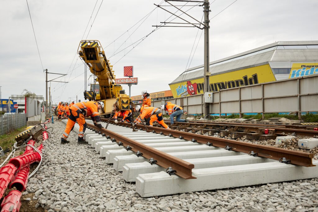 Modernisierungsarbeiten der Wiener Lokalbahnen